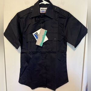 NWT Blauer Streetgear 8711W Short Sleeve Police Blue Shirt Women’s XS
